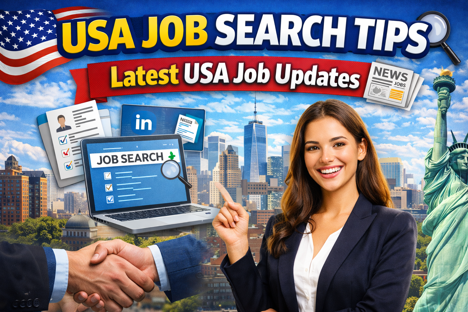USA Job Search Tips 🔍 | Latest USA Job Updates 📰